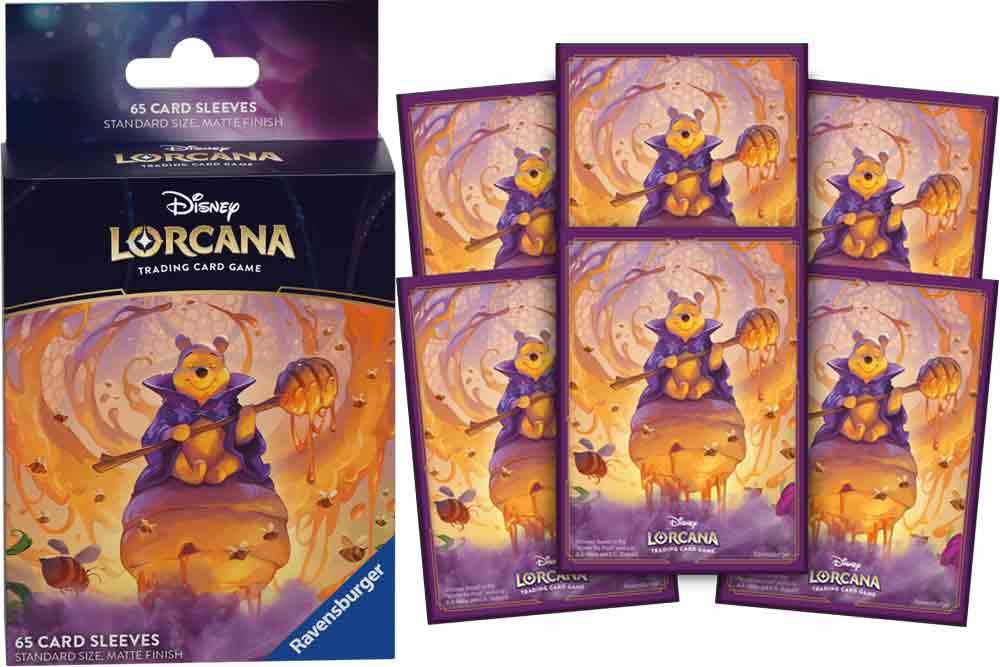 winnie the pooh card sleeves you play as a Luminari and use six magical inks to bring Disney characters glimmers to life Disney Lorcana: Official Art Sleeves