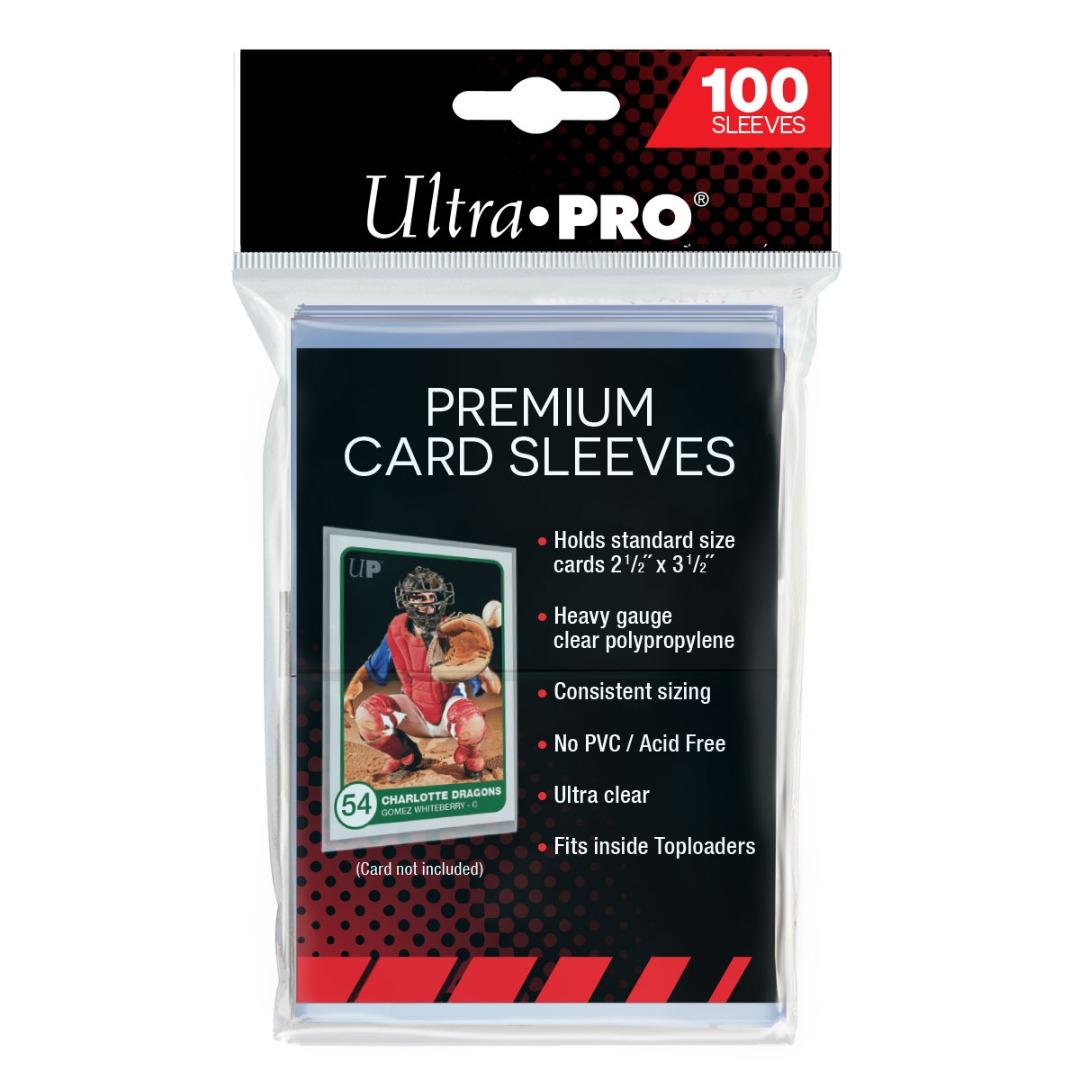 Ultra PRO – 100 Premium Card Sleeves: Platinum