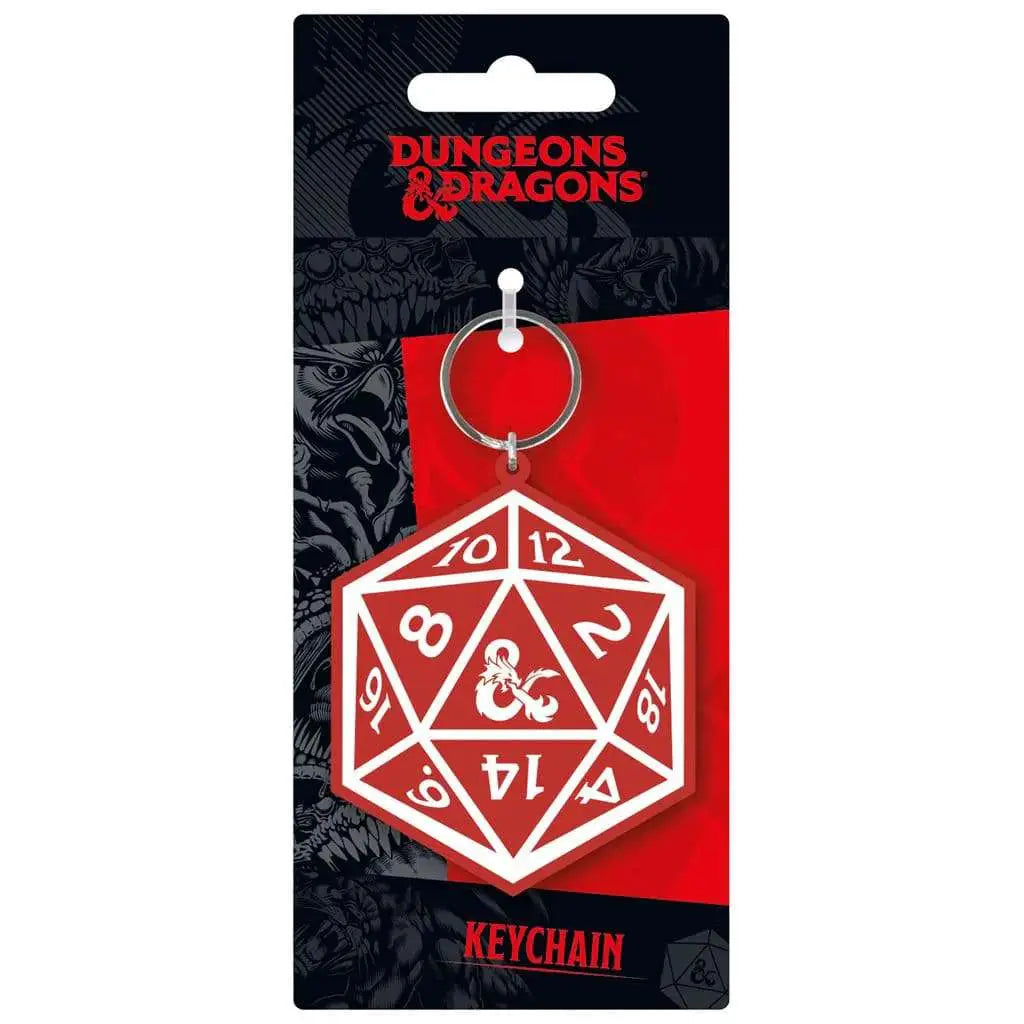 D&D Dice D20 Keychain