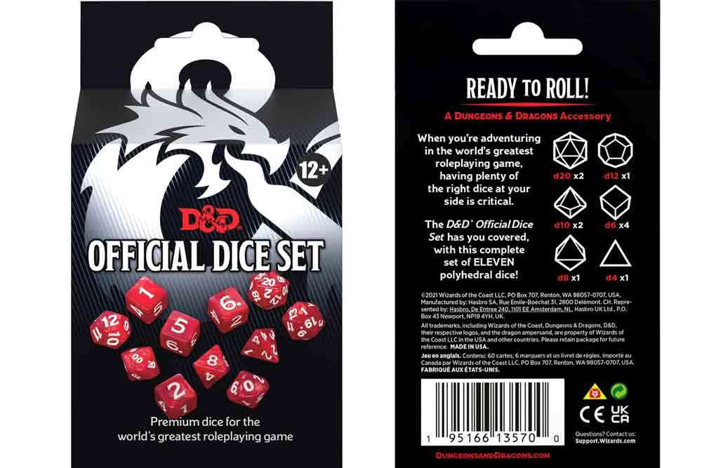 Dungeons & Dragons - Officiele Dobbelstenen