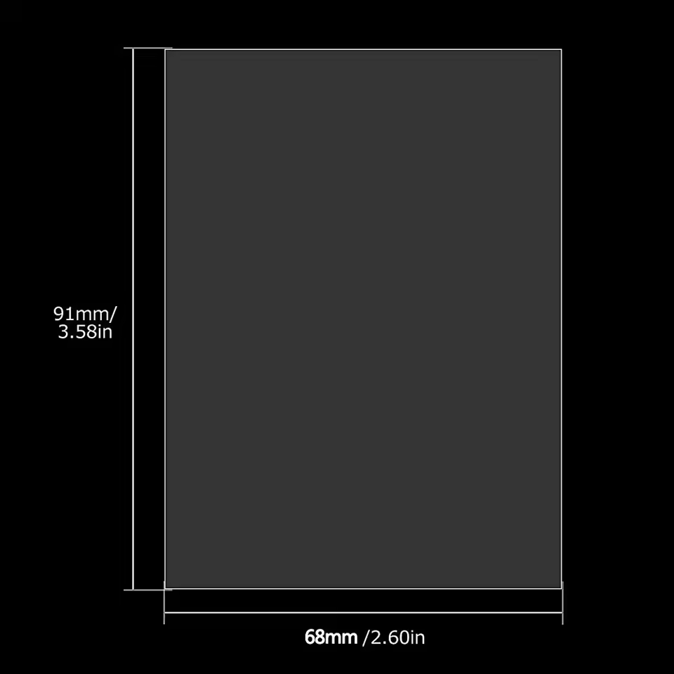 Transparant - 100 stuks 91x68mm - Card Sleeves