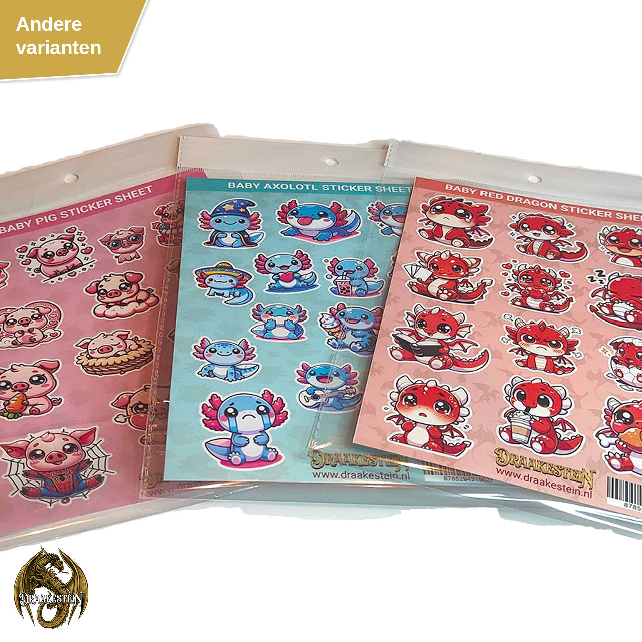 Baby Axolotl Sticker Vel