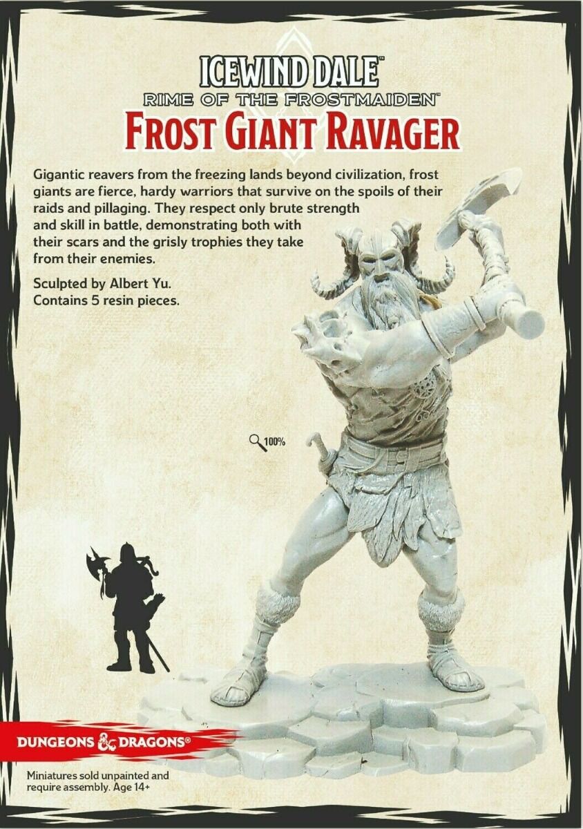 D&D Icewind Dale: Rime of the Frostmaiden - Frost Giant Ravager (GaleForce Nine) - Draakestein -