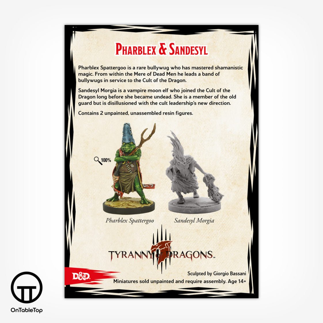 D&D The Rise of Tiamat - Pharblex & Sandesyl (GaleForce Nine) - Draakestein -