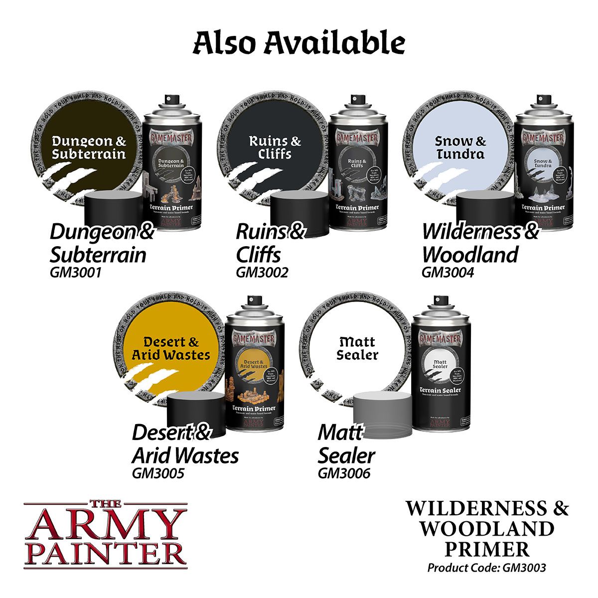 GameMaster Terrain Primer: Wilderness & Woodlands (300ml)