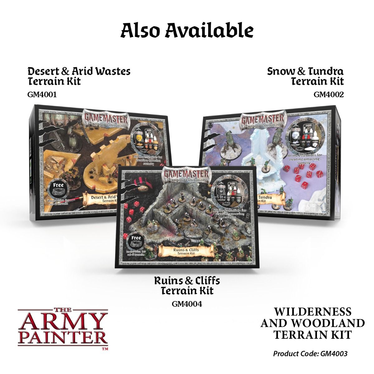 GameMaster: WiIderness & Woodland - Terrain Kit