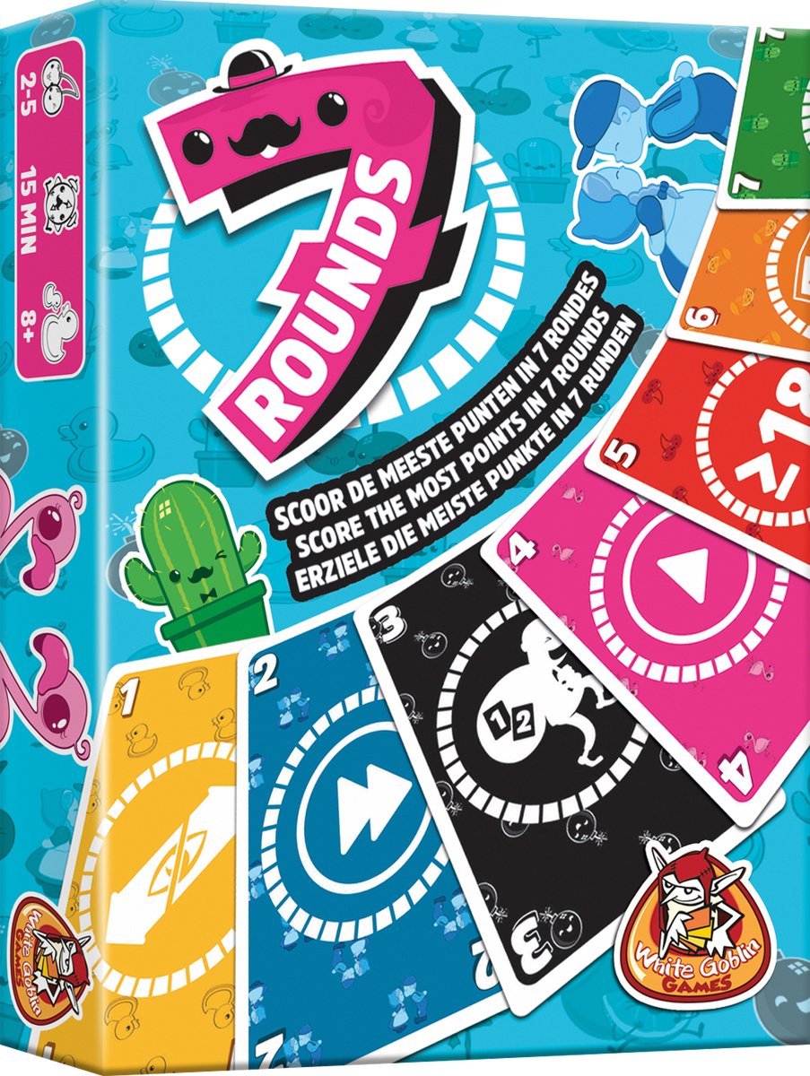 7 Rounds (standaard editie) (White Goblin Games) - Draakestein - 8718026305444