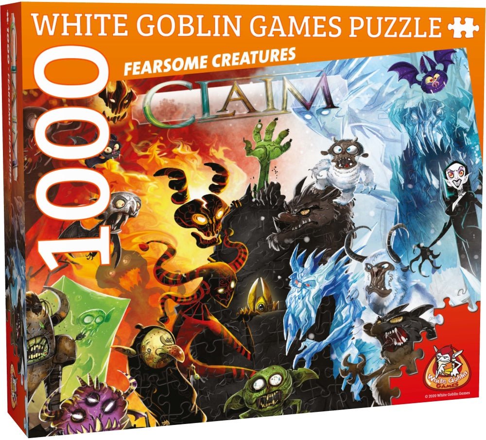 Claim Fearsome Creatures - 1000 stukjes puzzel (White Goblin Games) - Draakestein - 8718026304355