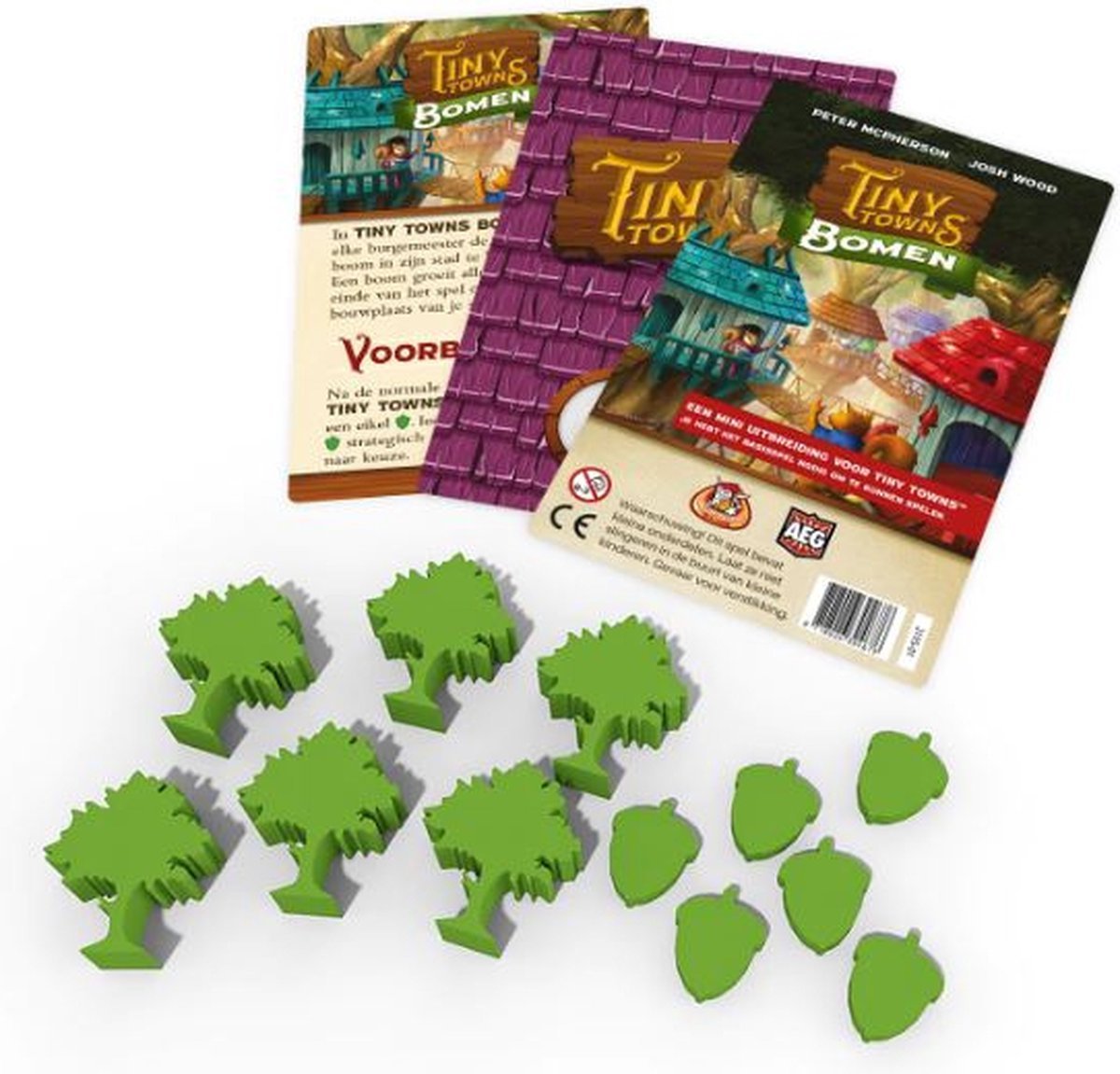 Tiny Towns: Bomen (mini uitbreiding) (White Goblin Games) - Draakestein - 8718026304676
