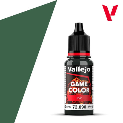 Game Color 72090: Black Green Ink