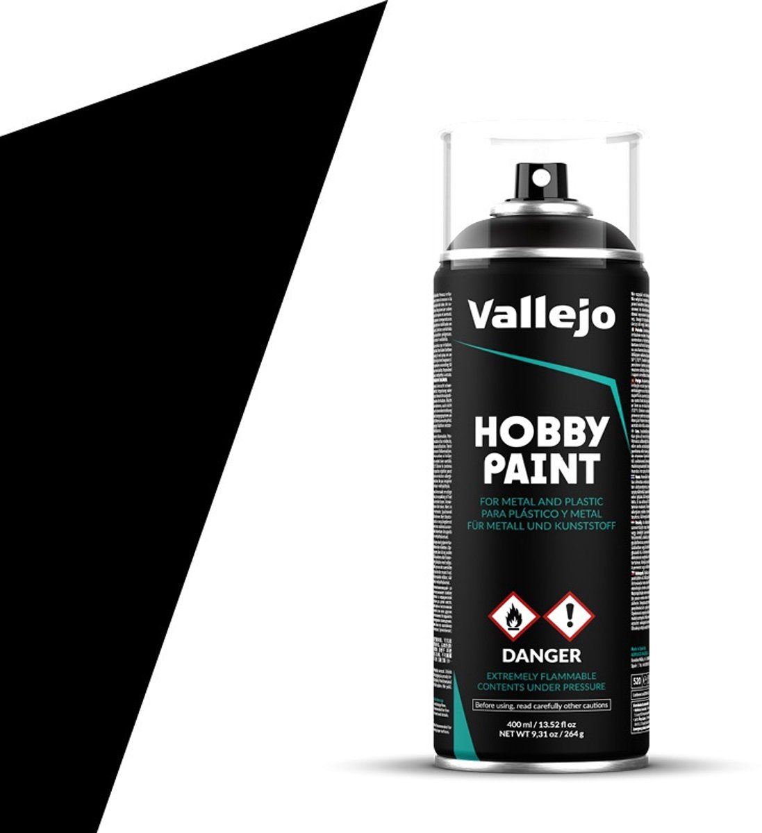 Vallejo Primer 28012: Black (400ml)