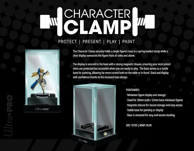 Character Clamp – Secure 1 Inch Miniature Display