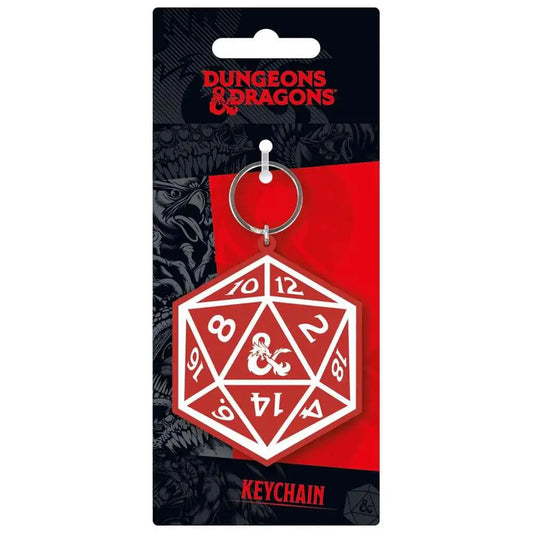 D&D Dice D20 Keychain