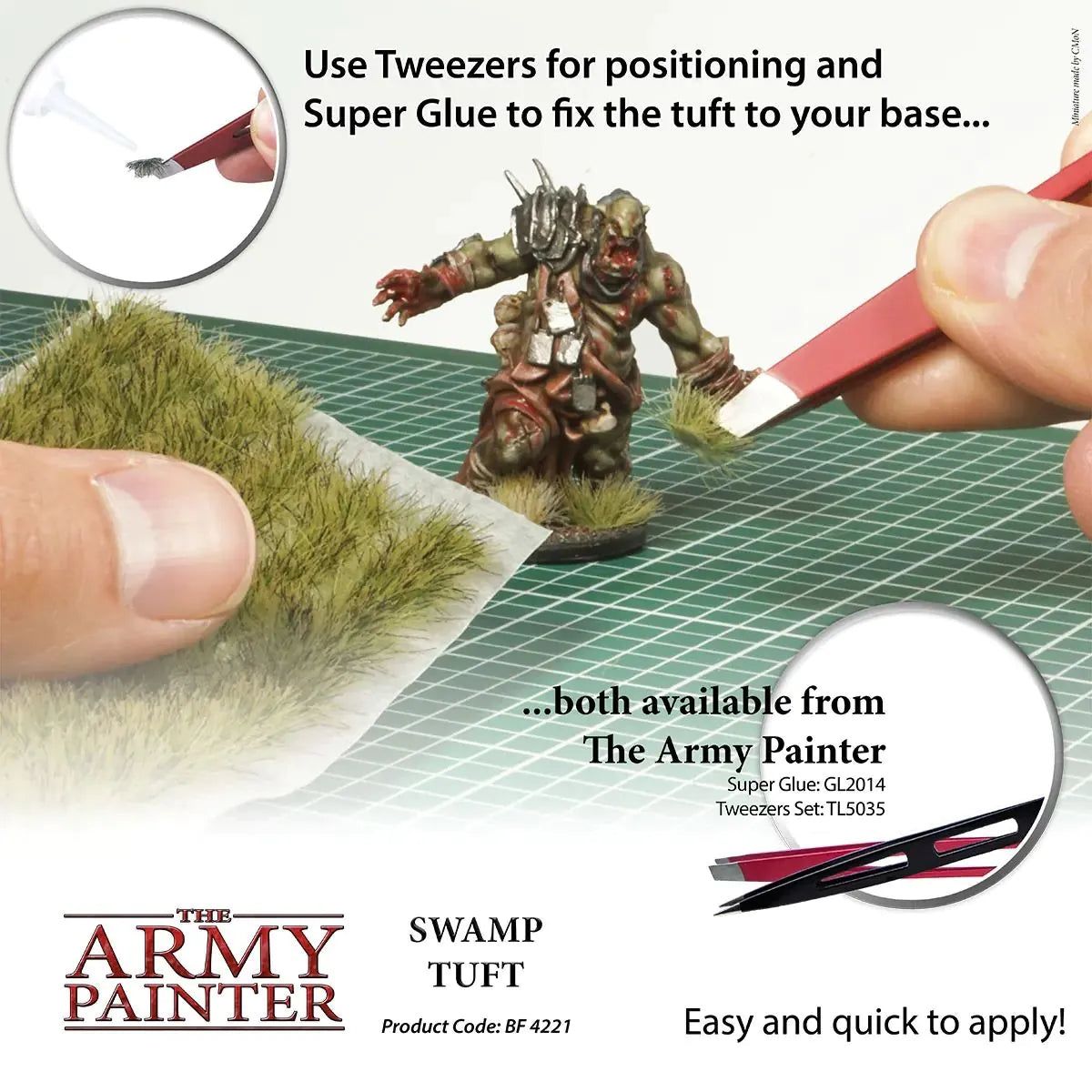 Army Painter Tuft - Swamp (77 stuks)