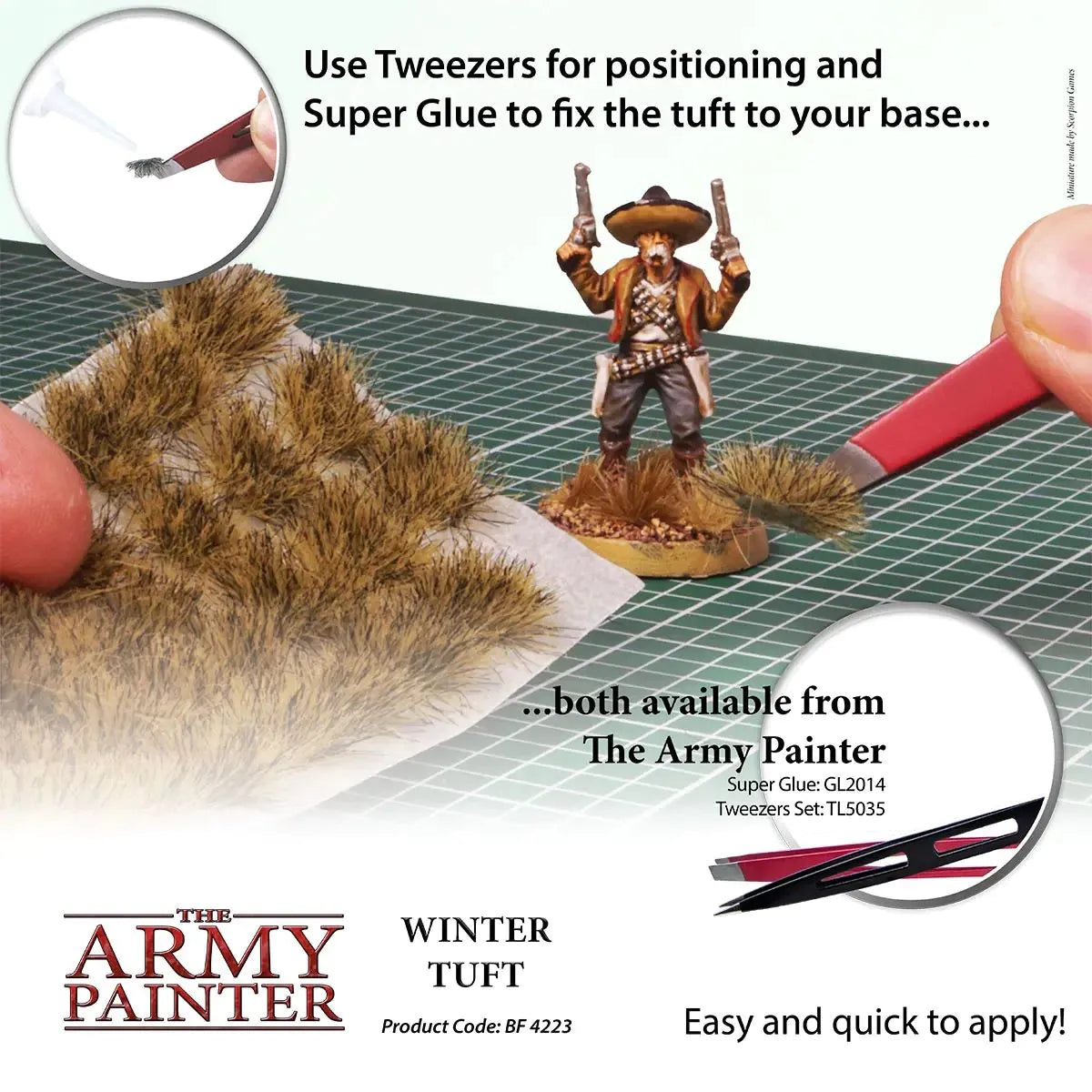 Army Painter Tuft - Winter (77 stuks)