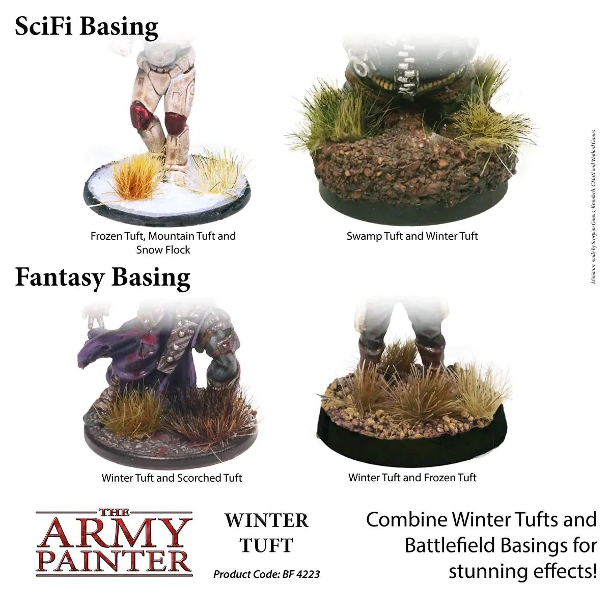 Army Painter Tuft - Winter (77 stuks)