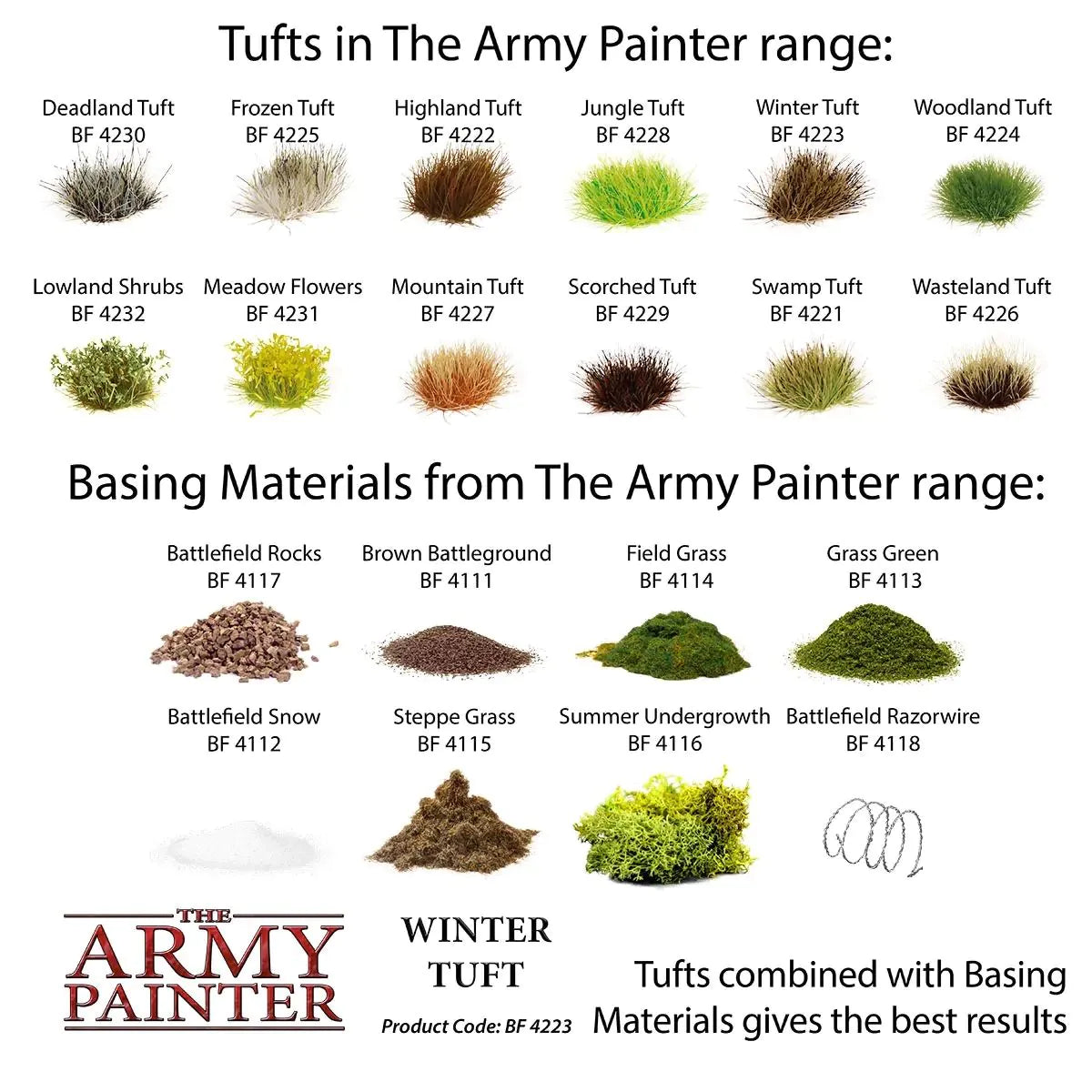Army Painter Tuft - Winter (77 stuks)