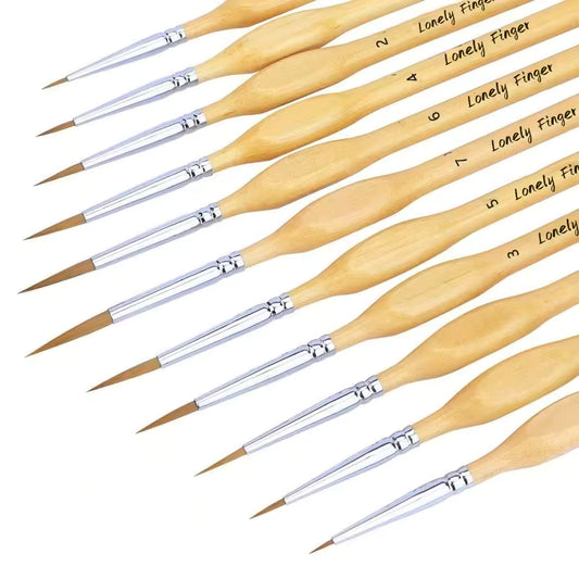 Miniatuur Penselen Set (11 stuks)