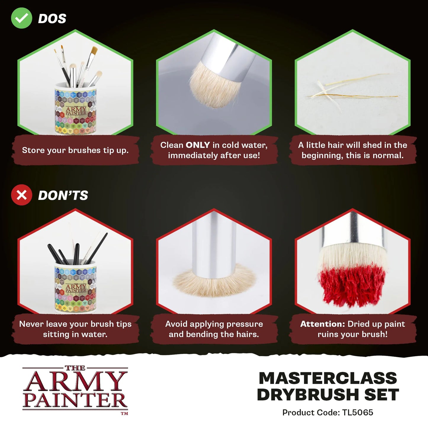 Brush Set - Masterclass Drybrush