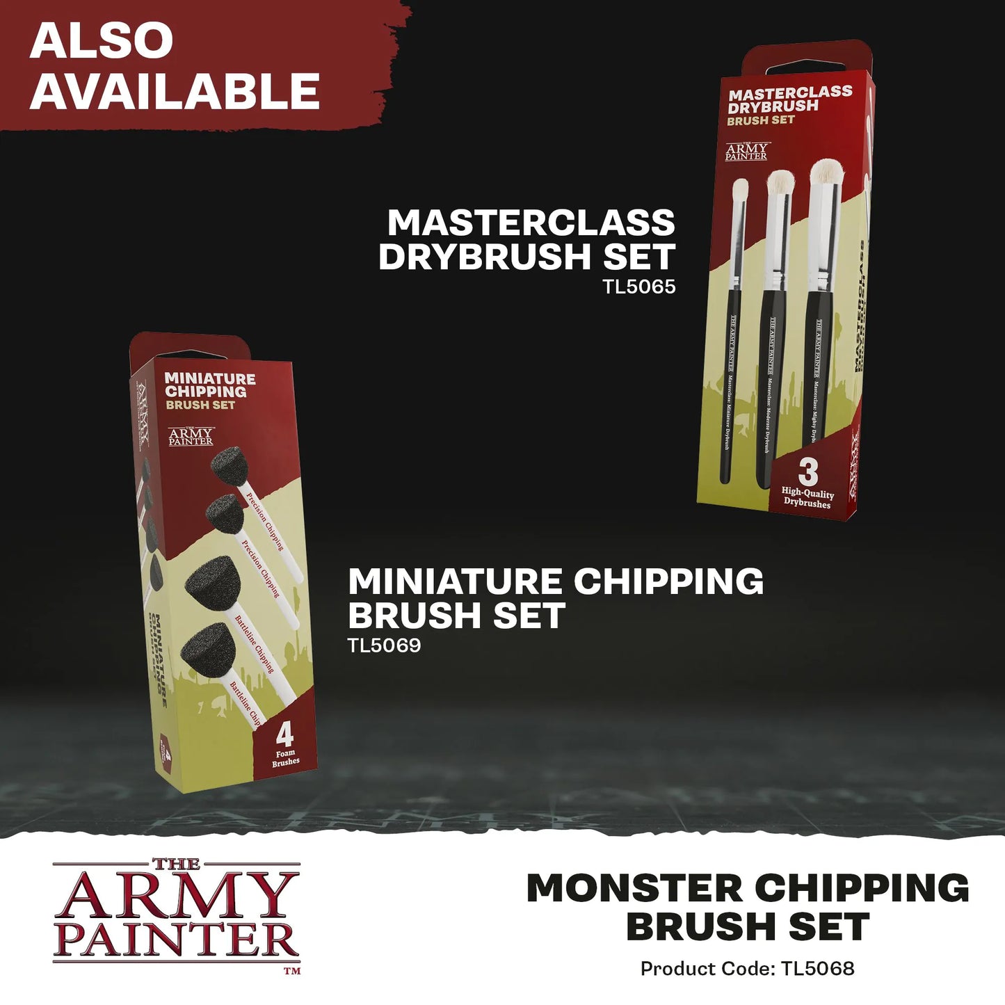Brush Set - Monster Chipping