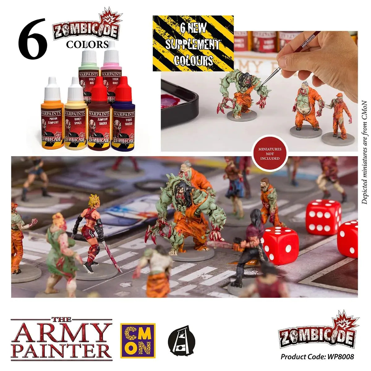 Zombicide: Toxic/Prison Paint Set