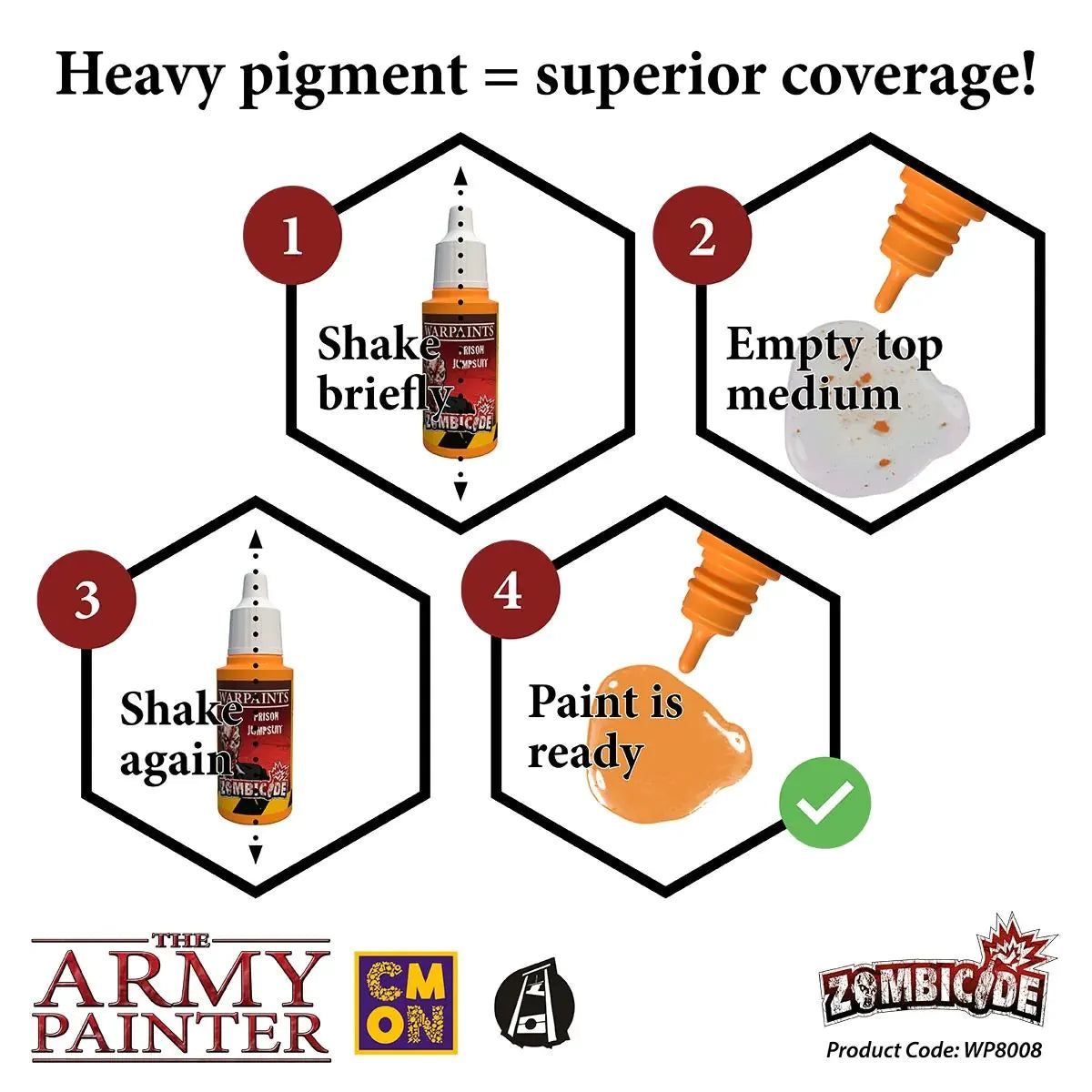 Zombicide: Toxic/Prison Paint Set