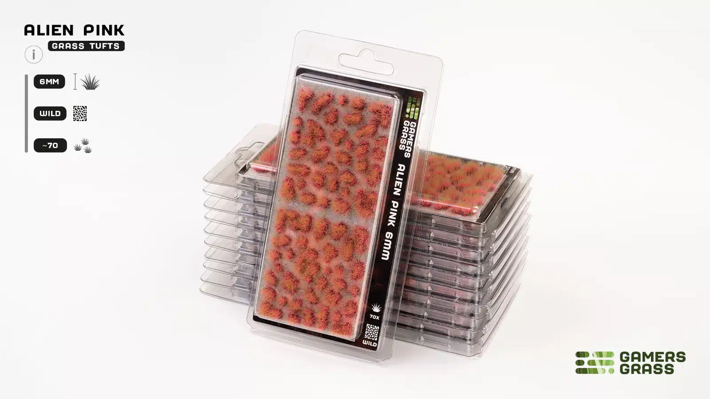 Gamers Grass Tuft - Alien Pink 6mm (70 stuks)