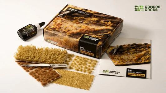 Gamers Grass Tuft Starter Box - Dry Grass