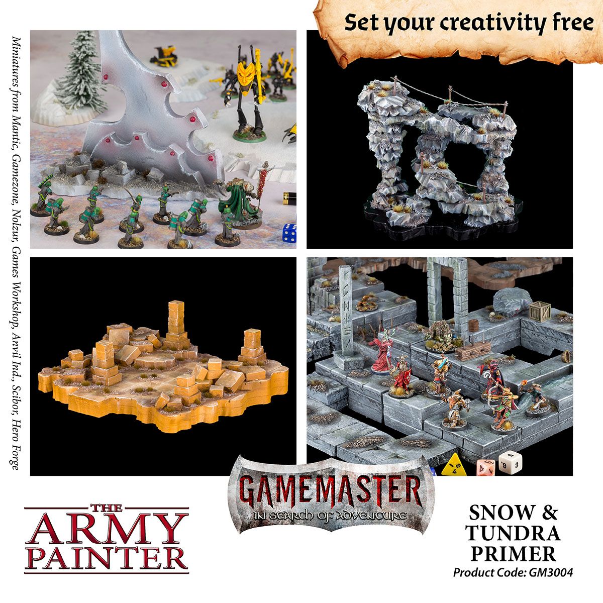 GameMaster Terrain Primer: Snow & Tundra (300ml)