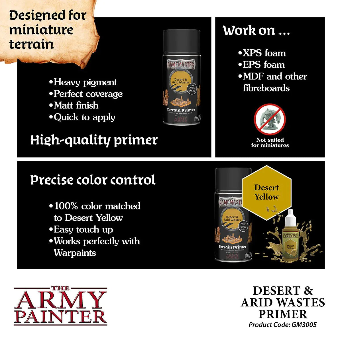 GameMaster Terrain Primer: Desert & Arid Wastes (300ml)