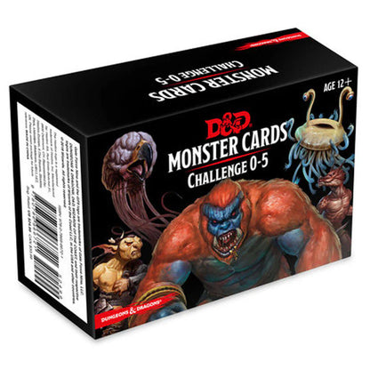 D&D Monster Kaarten - Challenge 0-5 (179 cards)
