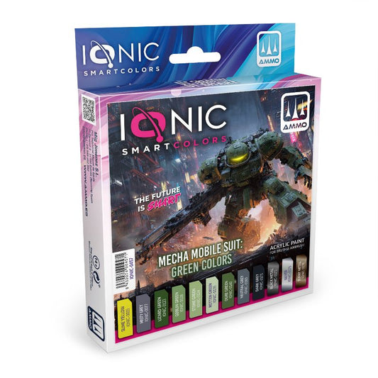 Ionic Paint Set - Mecha Mobile Suit: Green Colors
