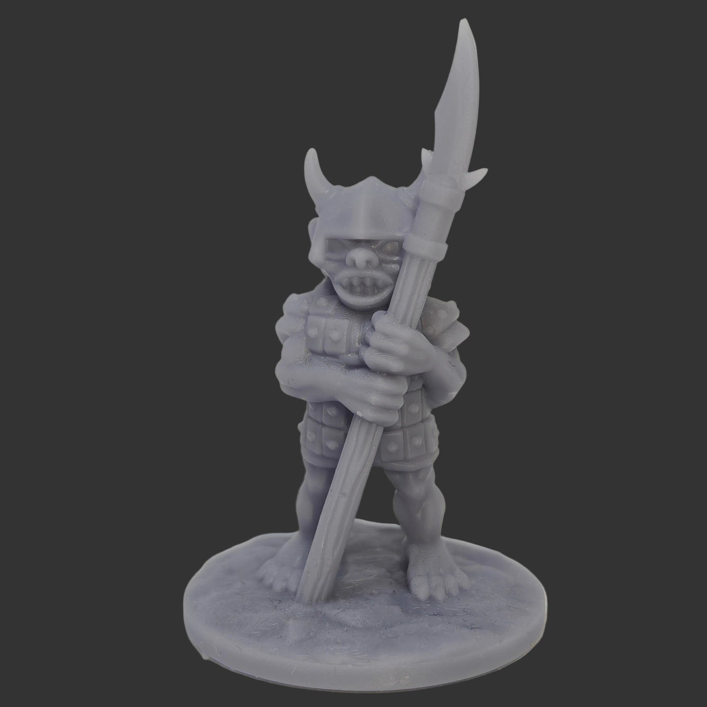 Goblin met hellebaard