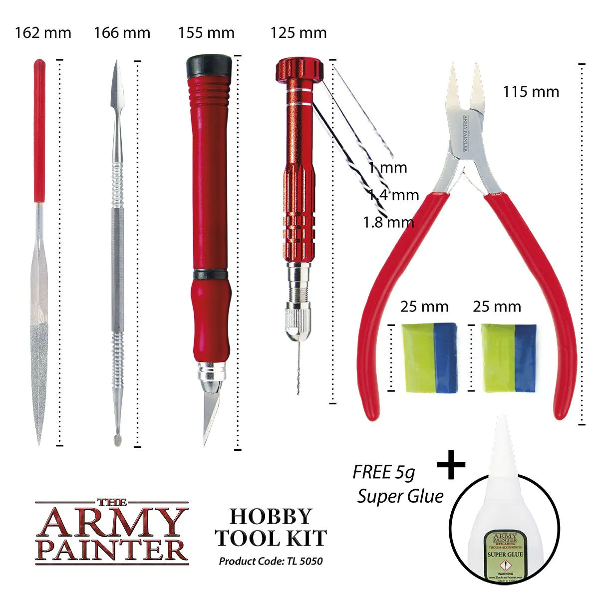 Hobby Tool Kit - 6 Hobby Tools