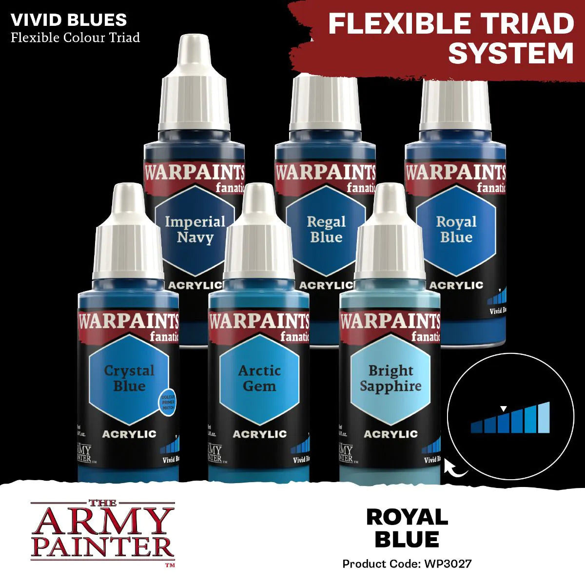 Warpaints Fanatic Acrylic: Royal Blue