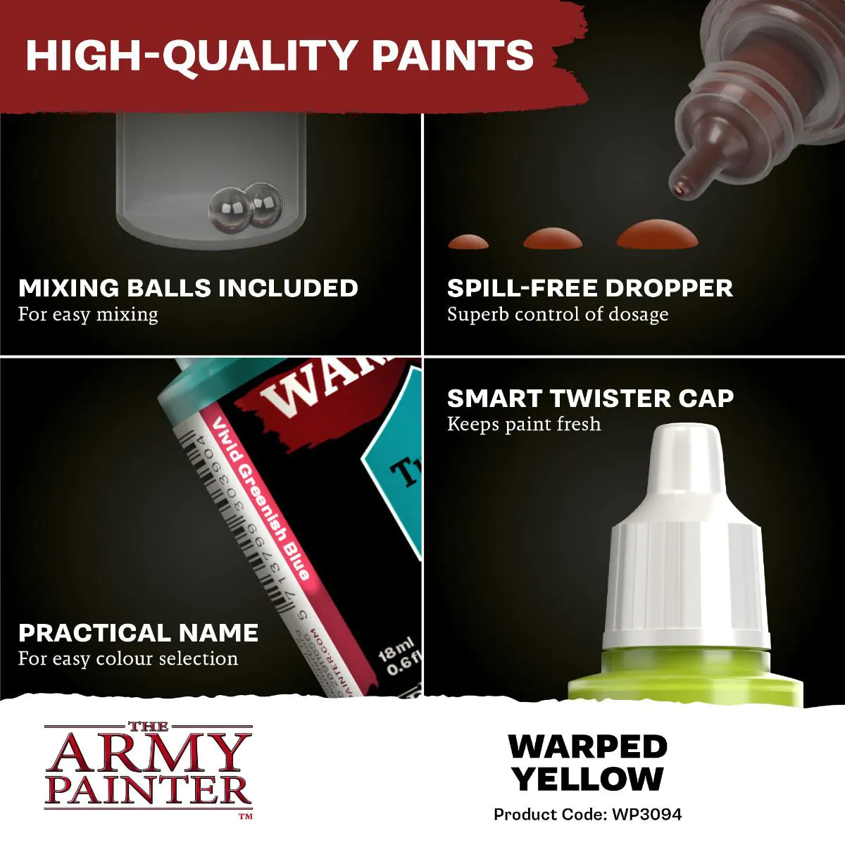 Warpaints Fanatic Acrylic: Warped Yellow