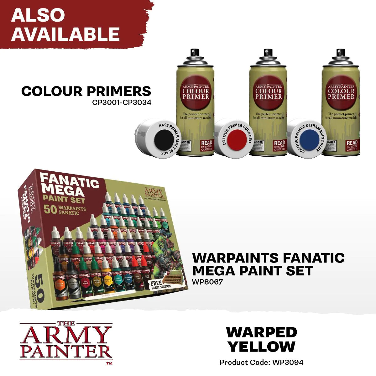 Warpaints Fanatic Acrylic: Warped Yellow