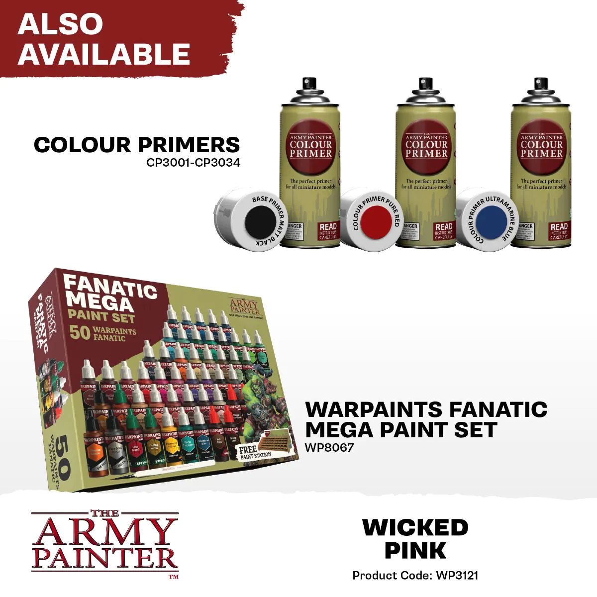 Warpaints Fanatic Acrylic: Wicked Pink