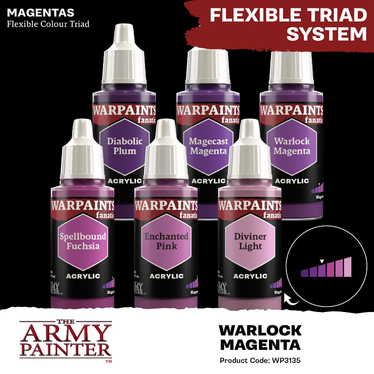 Warpaints Fanatic Acrylic: Warlock Magenta