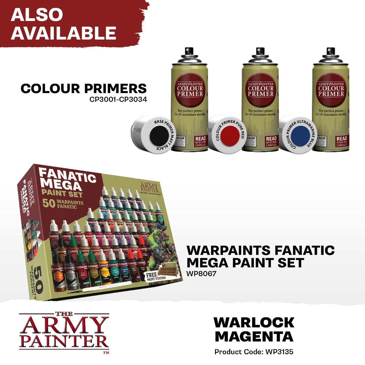 Warpaints Fanatic Acrylic: Warlock Magenta