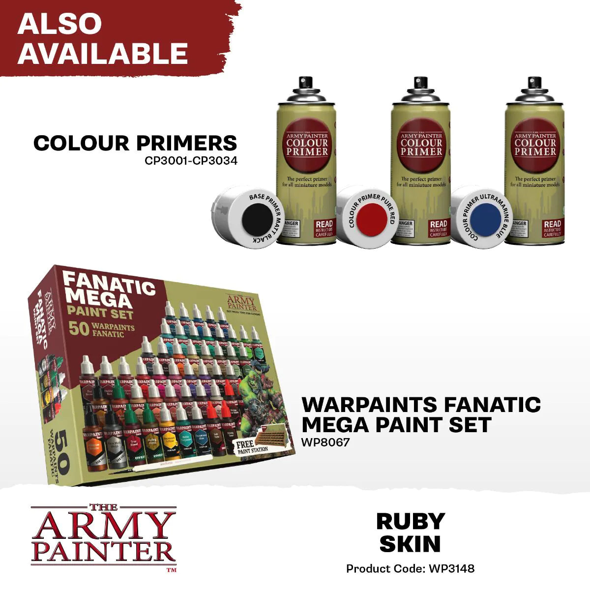 Warpaints Fanatic Acrylic: Ruby Skin