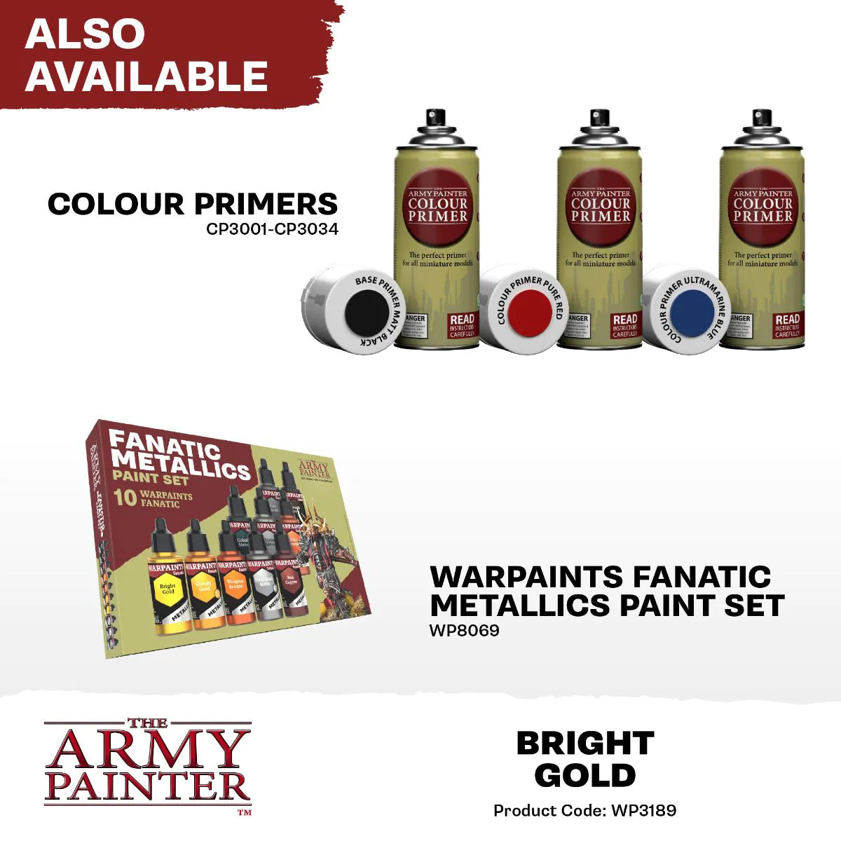 Warpaints Fanatic Metallic: Bright Gold